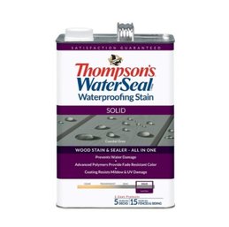 Thompsons Water Seal Waterproofing Stain Solid Coastal Gray 1 Gallon 4 Count