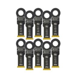 Imperial Blades Supercut 1-1/4' Multi-material Storm Titanium 10 Count