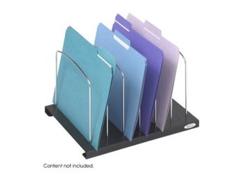 Safco Six Section Adjustable Wire Rack File Storage