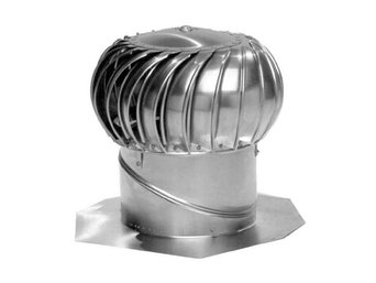 Lomanco 12' Aluminum Internally Braced Whirlybird Wind Turbines Chrome 4 Pack (damaged)