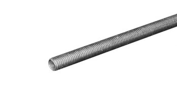 Hillman 1/4' X 3' Steel Fine Threaded Rod