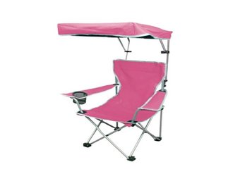Quik Shade 37' Adjustable Pink Canopy Folding Kid Chair