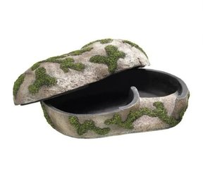 Zilla Rock Lair Terrarium Hideout For Snakes And Reptiles With Removable Top Size XL
