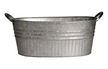 Robert Allen 16' Galvanized Round Tub Planter