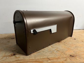Gibraltar Galvanized Steel Mailbox Brown Large
