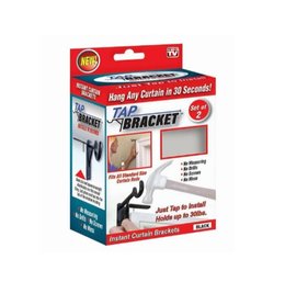 Tap Bracket Instant Curtain Brackets 2 Count