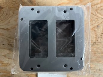 Mulberry 4-11/16' Square Cover 2 Gang GFI Metal 10 Count