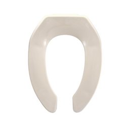 Jones Stephens Deluxe Open Front Less Cover Elongated Plastic