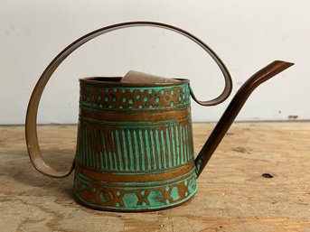 Bronze Colored Metal Watering Can