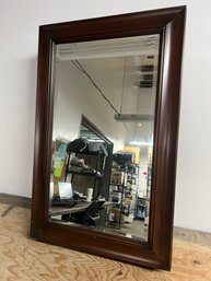 Portrait Style Oak Colored Medicine Cabinet With Glass Shelves 22' X 6-1/2' X 34'