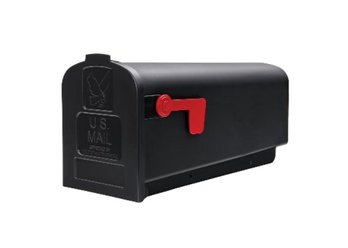 Gibraltar Parsons Medium Plastic Post Mount Mailbox (Damaged)