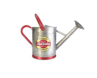 True Value 2 Gallon Galvanized Watering Can Vintage