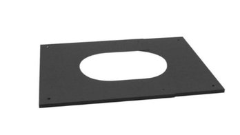 8' Class A Chimney Pipe Adjustable Ceiling Plate Galvanized Steel