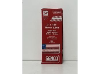 Senco 34' Smooth Shank Nails 3' X .131'