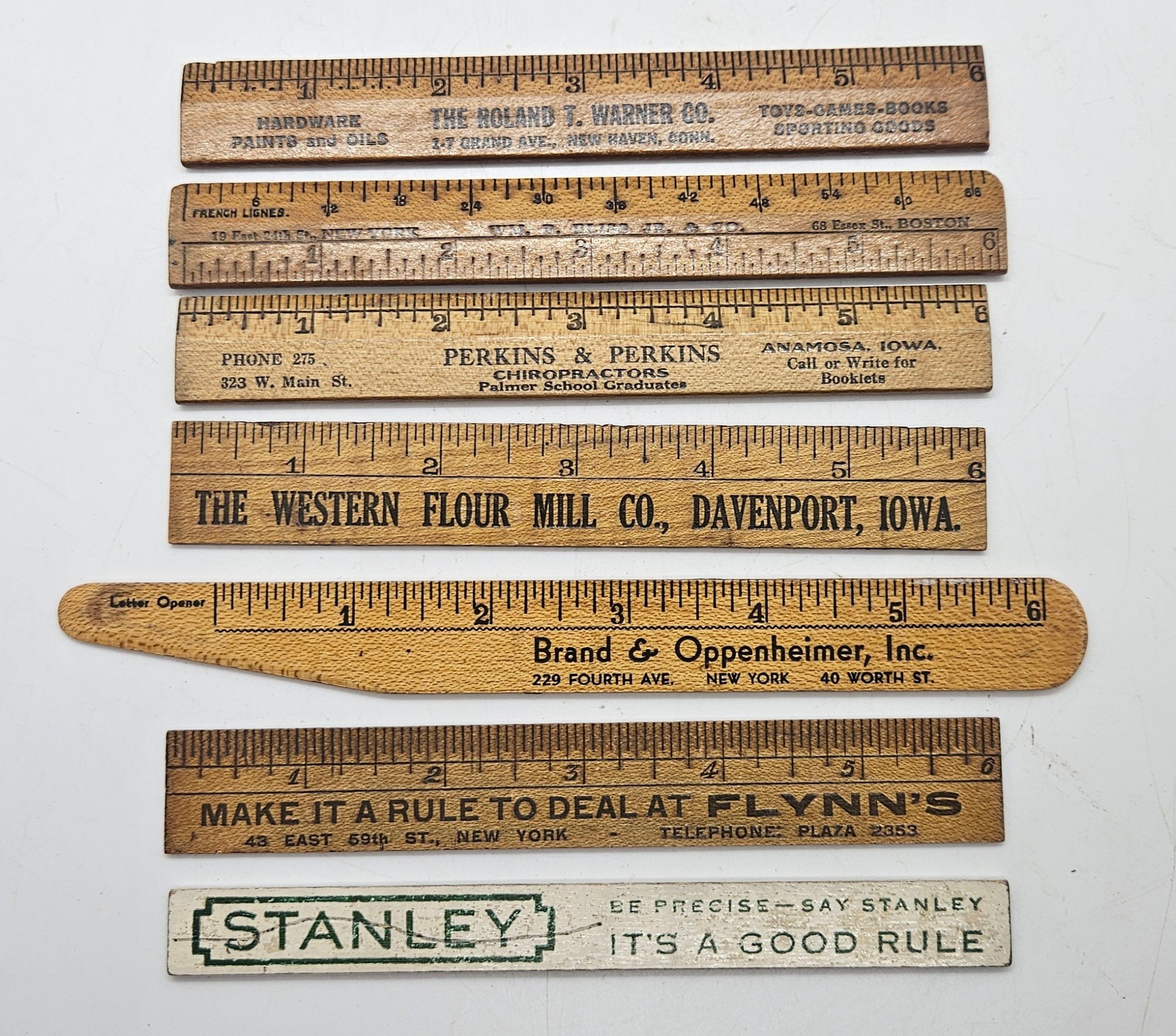 Advertising Rulers Lot Of 7 #2279557 | Auctionninja.com