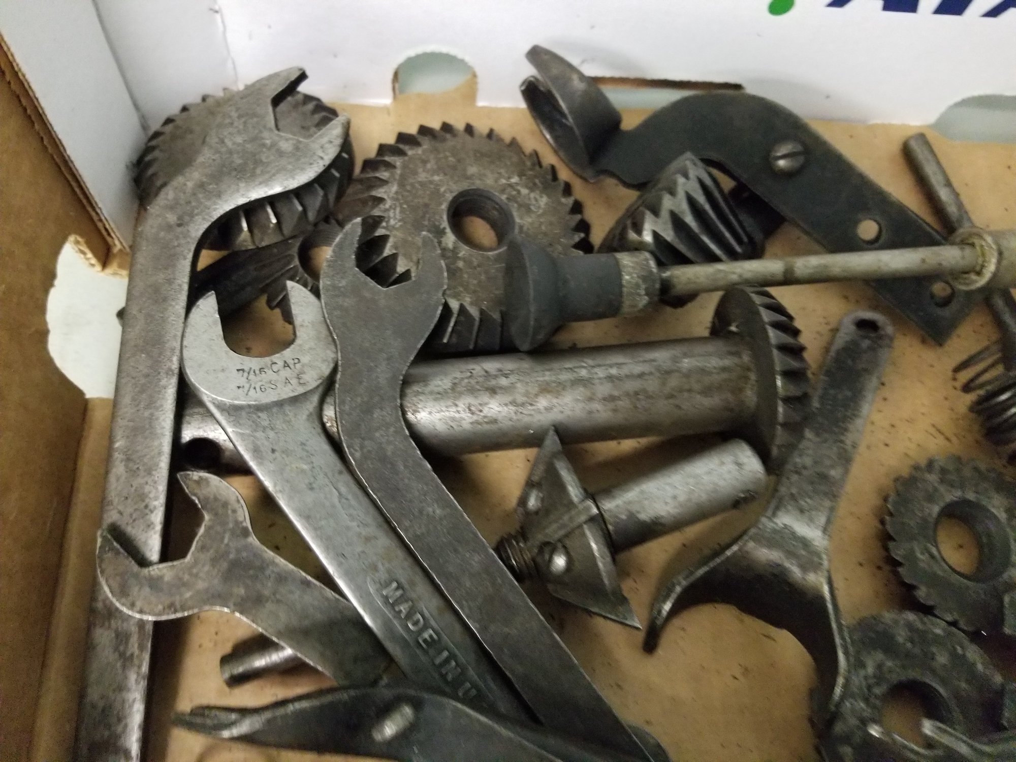Antique Mechanic Hand Tools Miscellaneous Small Lot Small Parts For ...