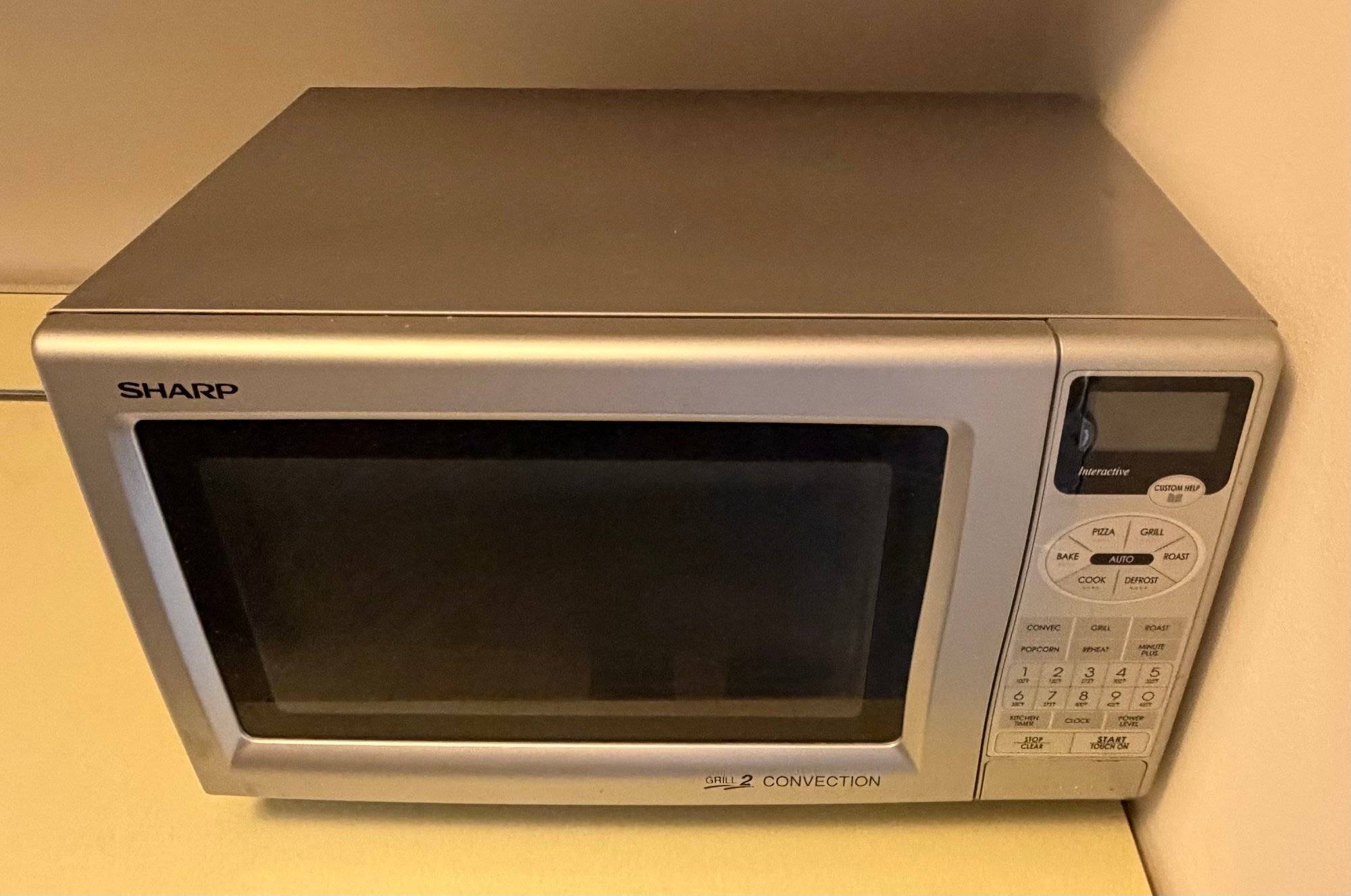 Sharp Grill Machine Sharp Grill 2 Convection Microwave Oven, Silver #2324989 | Auctionninja.com
