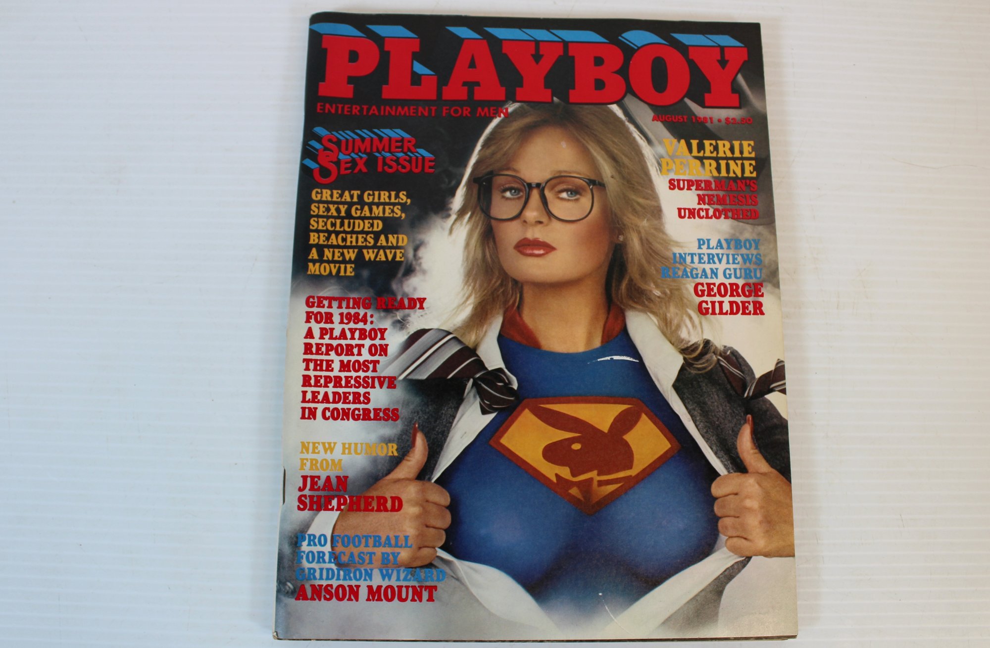 August 1981 Playboy Magazine Valerie Perrine Superman Stapled Cover  #2041941 | Auctionninja.com