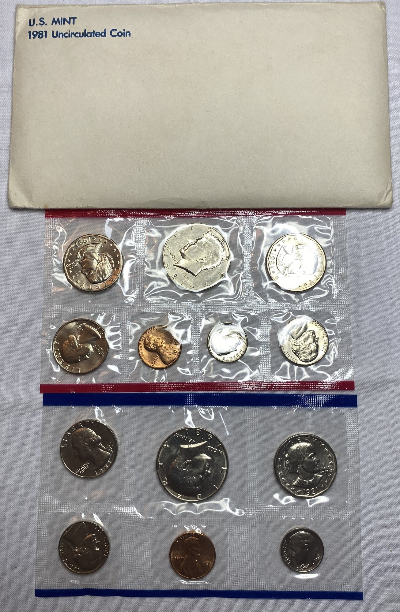 1981 Uncirculated US Mint Set #2089663 | Auctionninja.com
