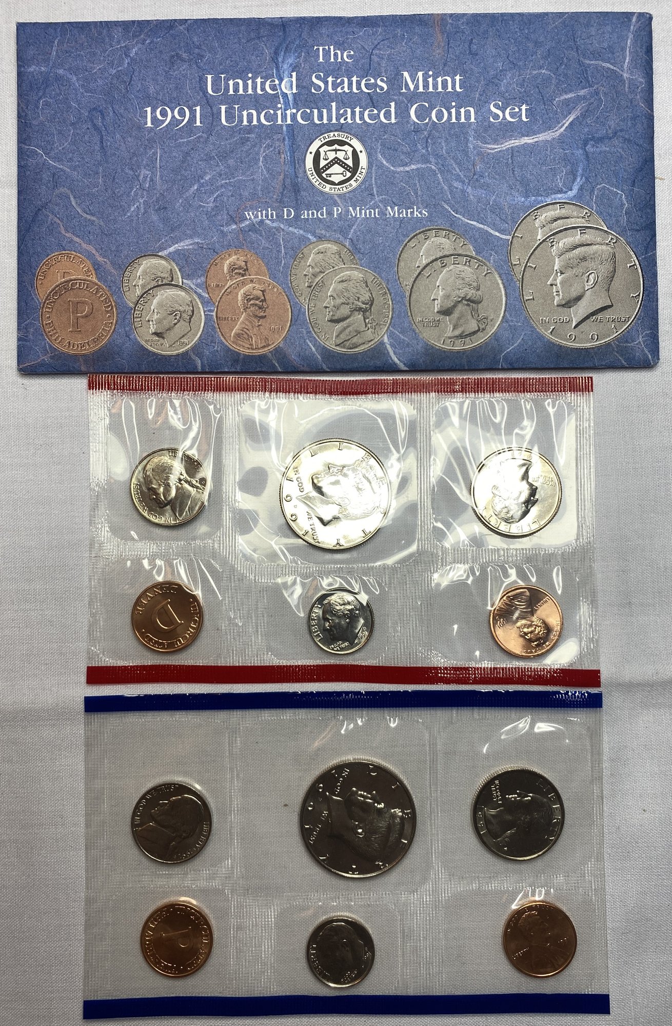 1991 Uncirculated Mint Set #2079315 | Auctionninja.com