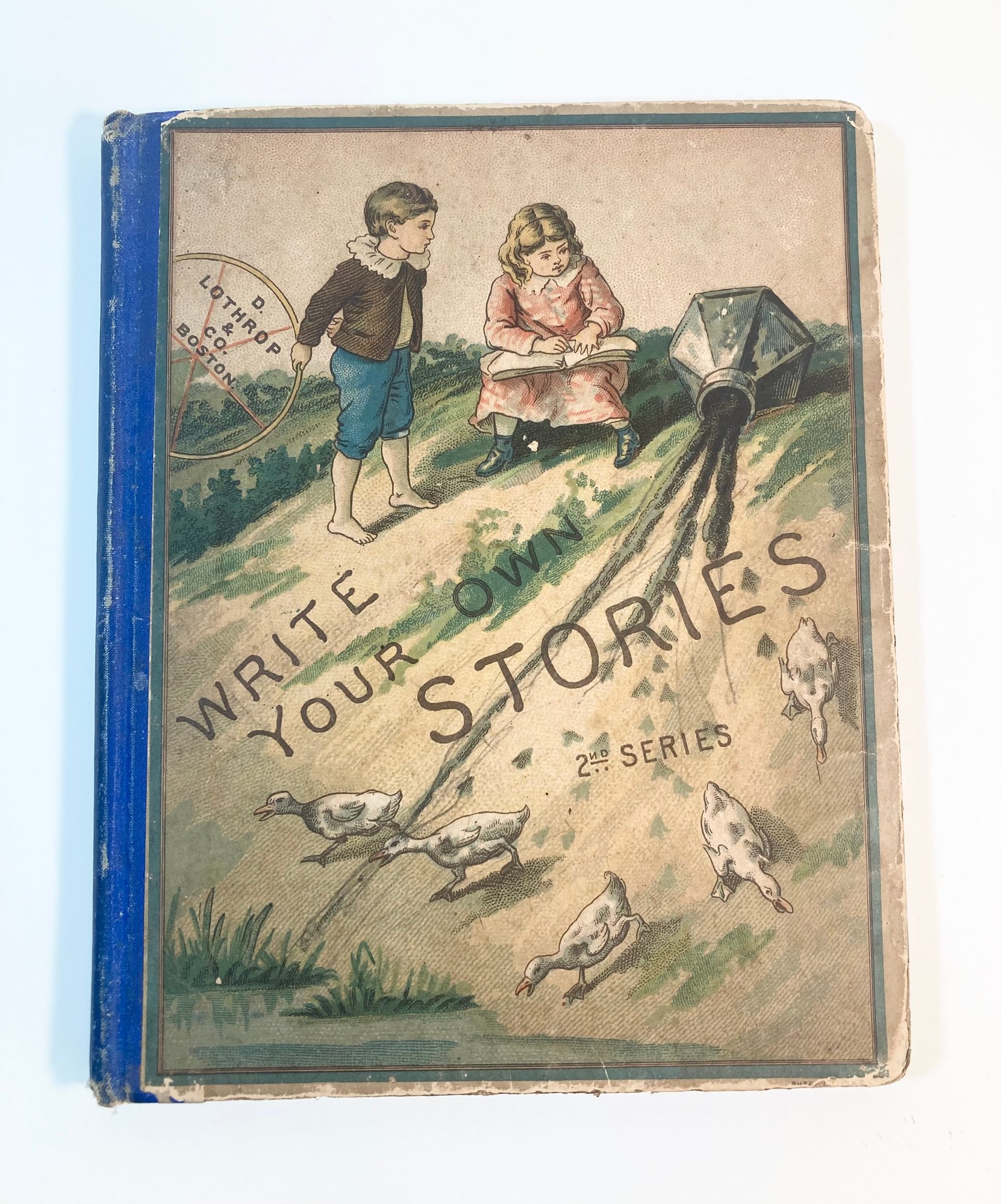 Antique 1880 Write Your Own Stories Book #8294 | Auctionninja.com