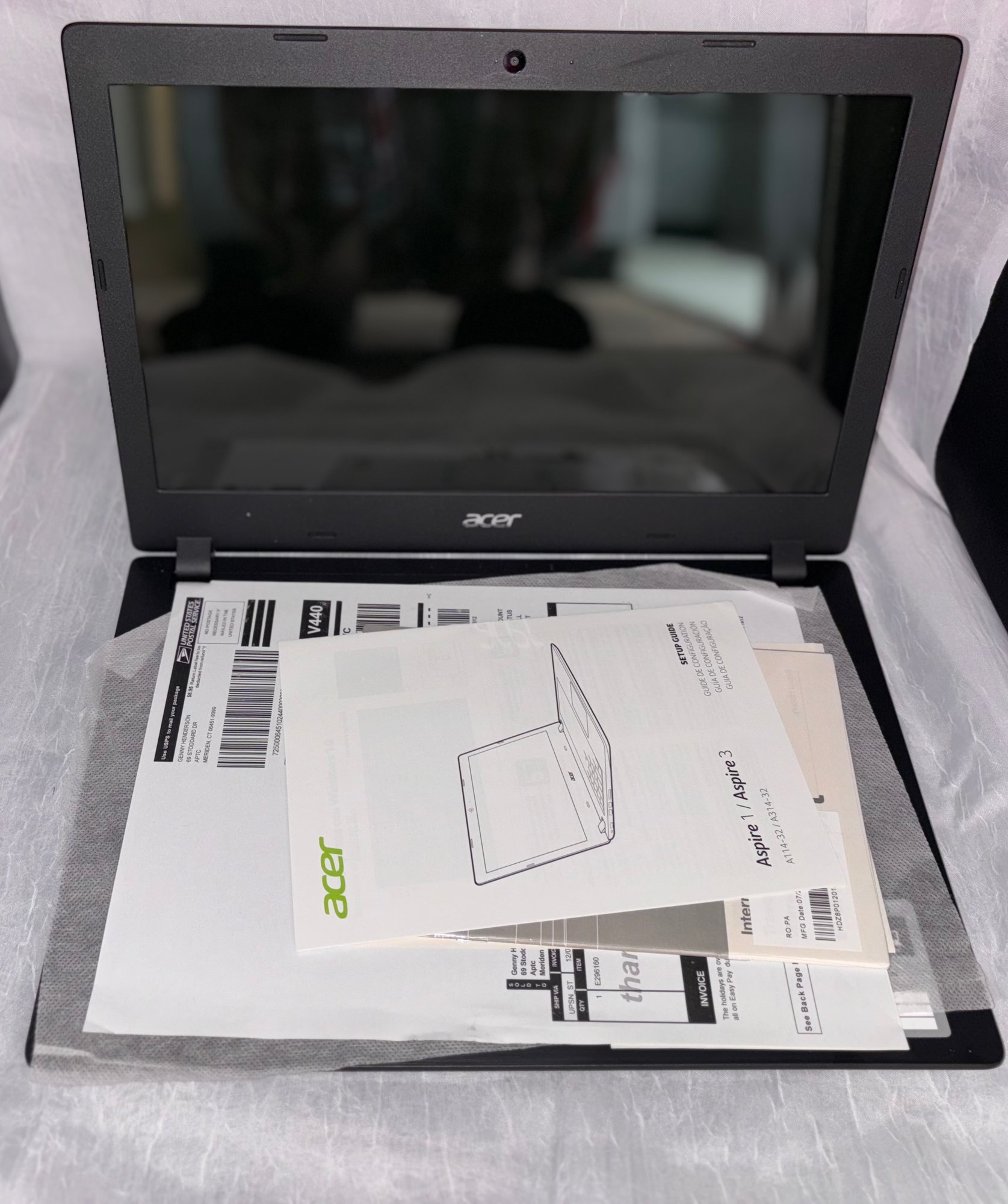 Capot Complet Pour Acer Aspire 1 A114-32 - Reconditionné Par Le Vendeur