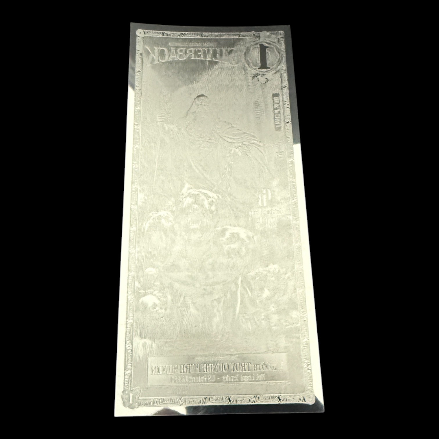 Rarest Silverback Silver Note Silverback Hades Olympus 1/1000 OZ .999 Silver Note Limited Edition ...