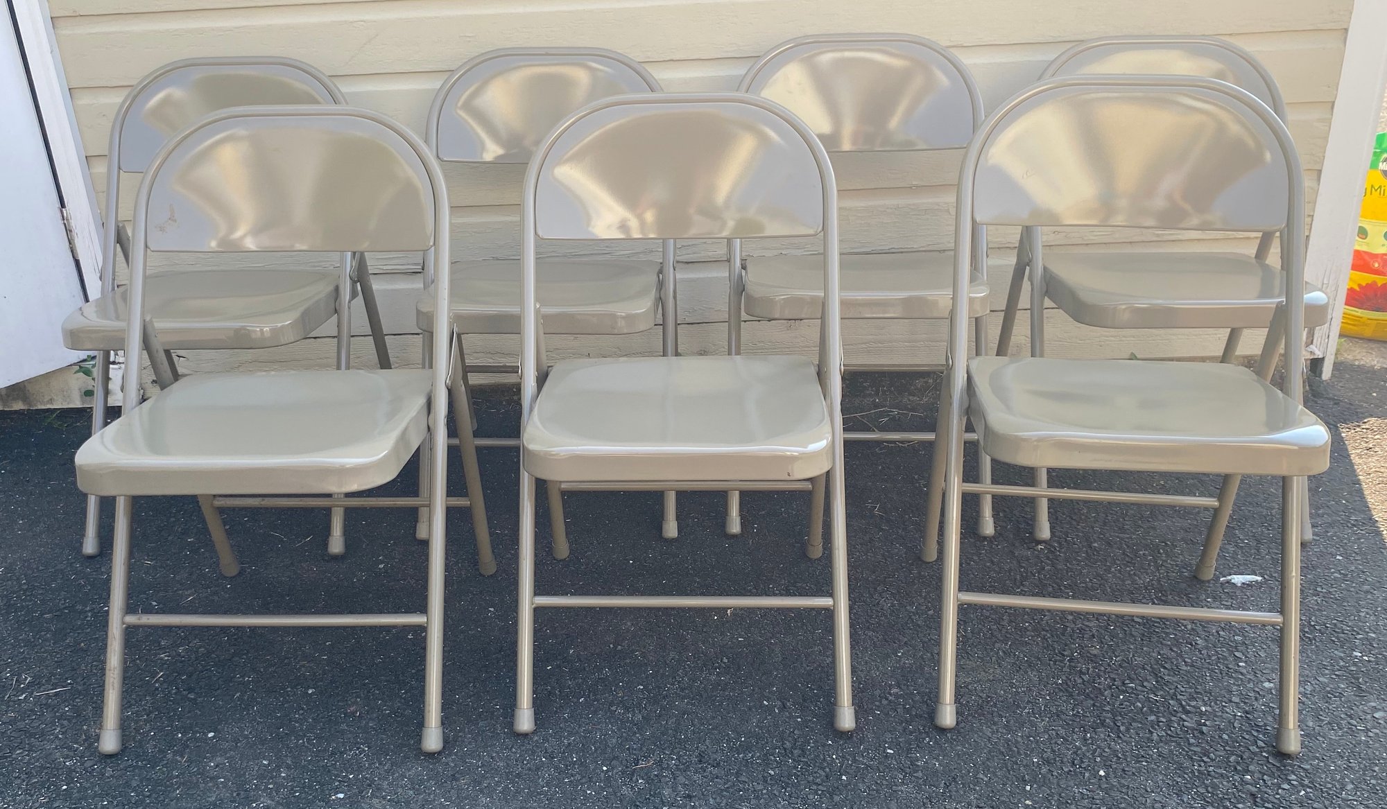 Matching Metal Folding Chair Collection 2 Of 2 #2347366