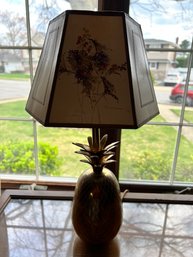 Pineapple Brass Lamp