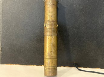 Antique Brass Coffee Grinder For Parts !