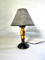 Vintage Art Nouveau Glass Lamp Base