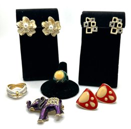 Mixed Group Of Enameled Pieces