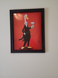 Framed Art Print 'Duxedo' By Artist Will Bullas