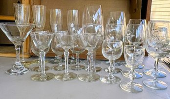 Large Stemware Lot