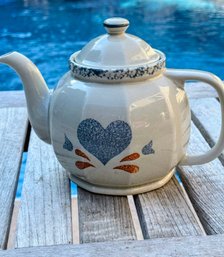 Blue Heart Spongewear Teapot With Lid