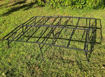 Queen Size Bed 2 Piece Folding Platform