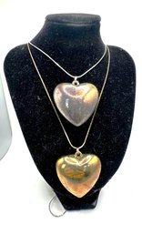 Tow Heart Necklaces
