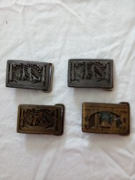 4 Post Stamp Belt Buckles