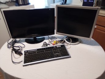 To Samsung Monitors And Keyboard