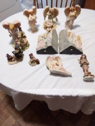 Lot Of 10 Figurines Bookends