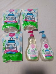 3 Dapple Bottle Dish Soap Plus 2 Pumps