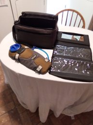 Camelbak Water Holder With Purple Carrying Case