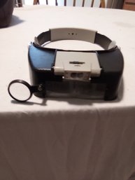 Headlamp With Magnifier And Light