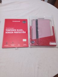 Amazon Kindle Fire Tempered Glass Screen Protector And Carrying Case