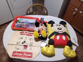 Lot Of Mickey Mouse And Minnie Mouse Items