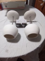 Pair Of Clay Light Wall Sconces