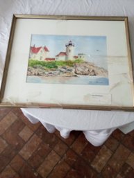 Artwork Tape On The Frame And Glass