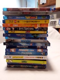 Lot Of 37 Kids Blu-ray Movies And DVDs