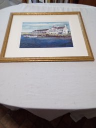 Artwork In Glass Frame Number 28 Of 600 The Lighthouse Inn