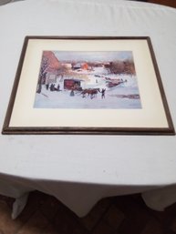 Artwork And Frame Signature Bottom Right Corner